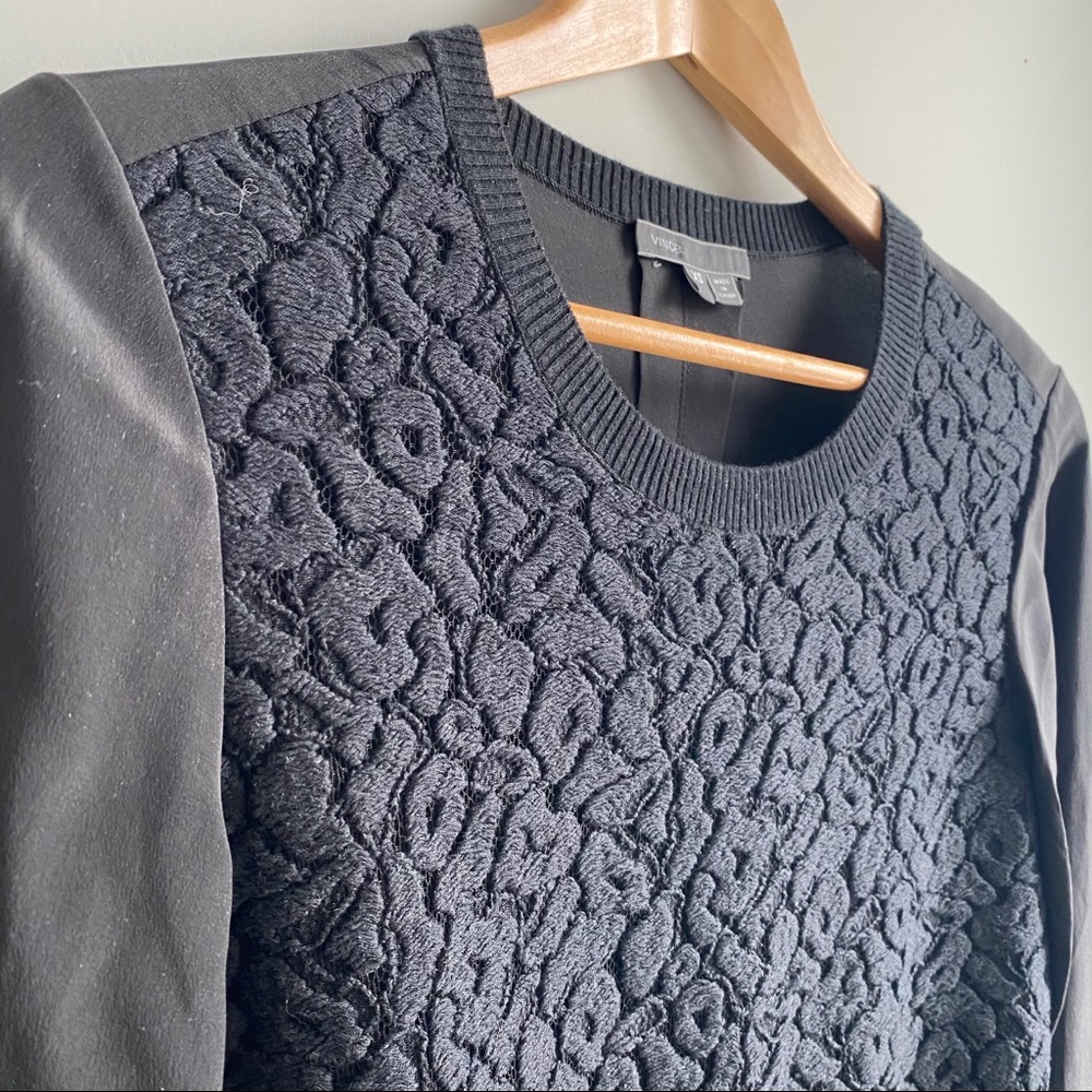 Vince Silk & Cotton Sweatshirt